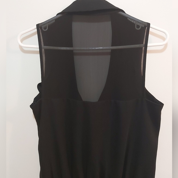 Banana Republic Black Jumpsuit with Sheer Size 2/4 - Picture 9 of 9